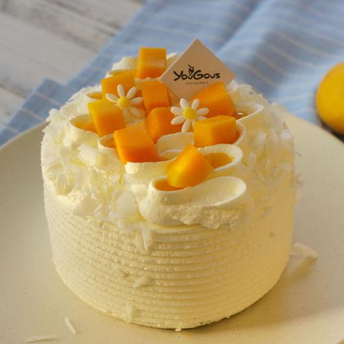 芒果奶油蛋糕